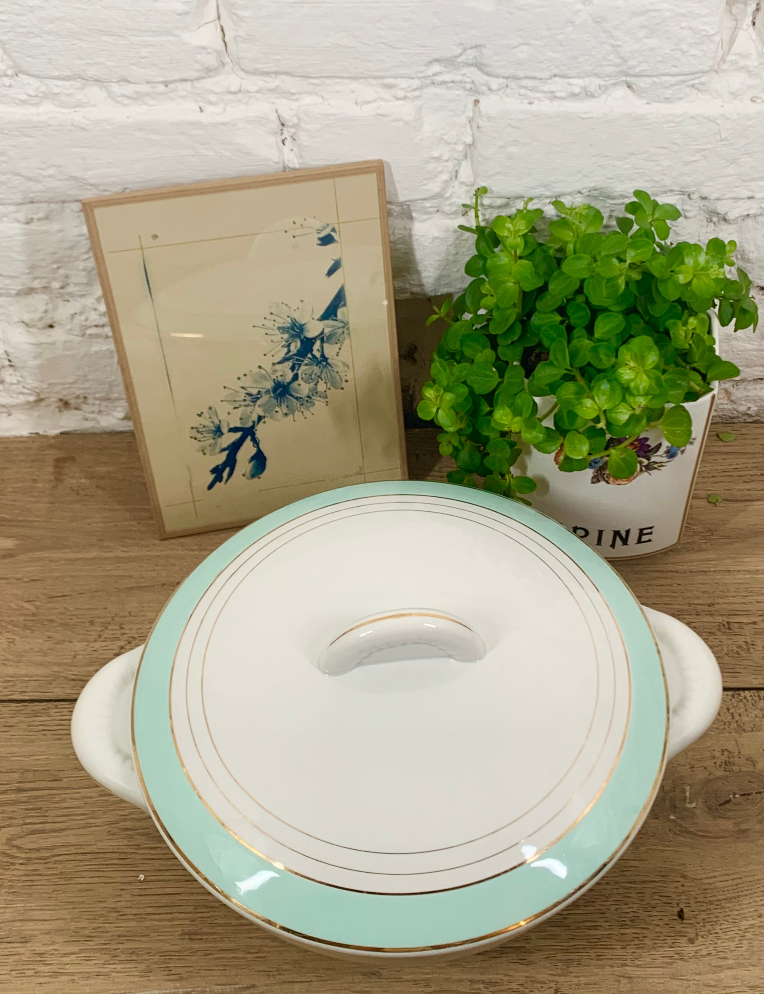 Soupière en faïence Lunéville acheter vaisselle vintage ancienne en ligne