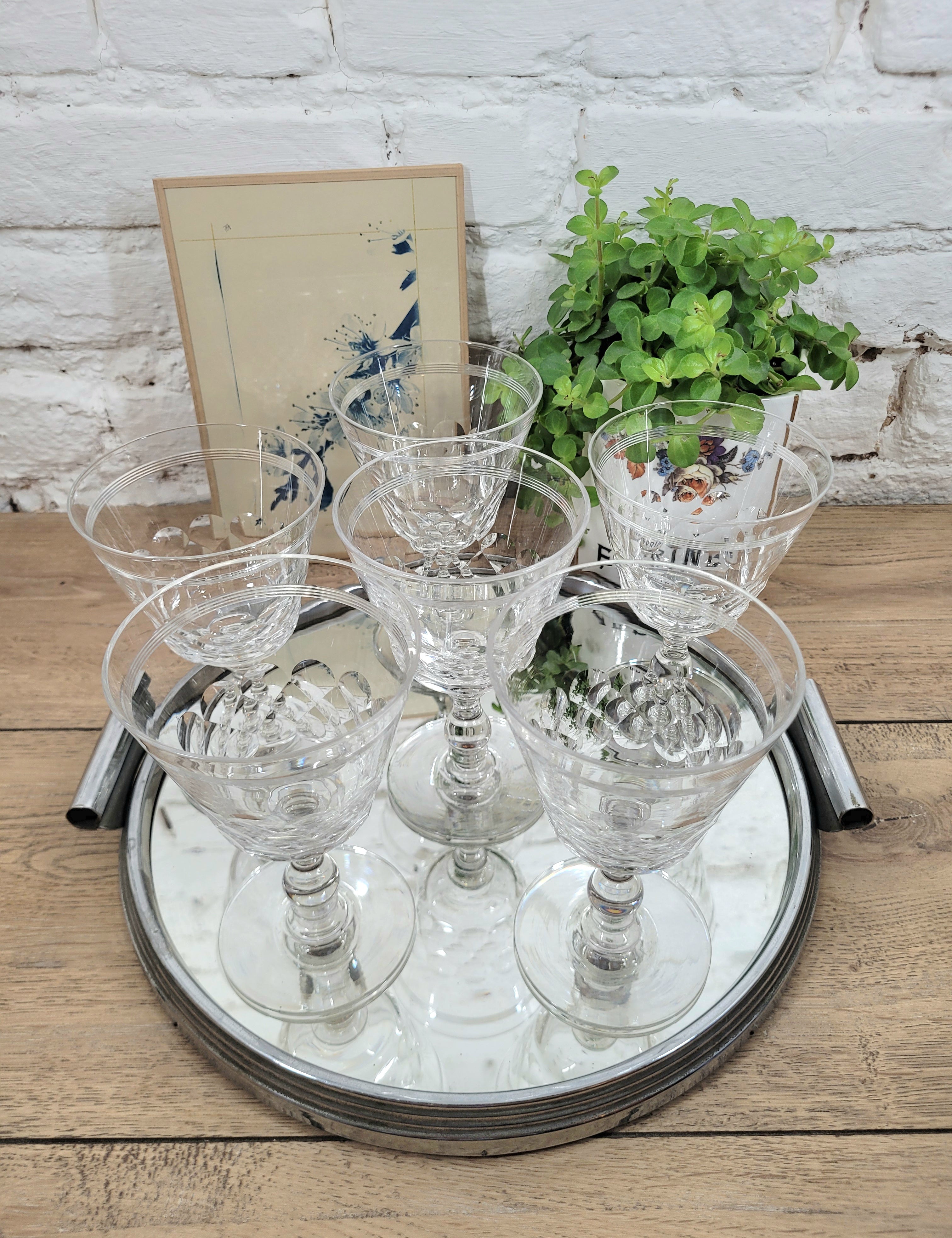 Verre à aperitif en cristal acheter en ligne brocante seconde main