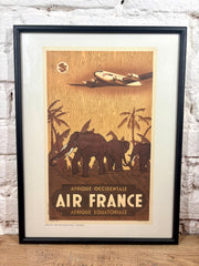 Affiche Air France Afrique occidentale