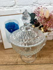 bonbonniere en verre vintage deco chinee 