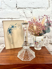 bougeoir en cristal boutique deco vintage 