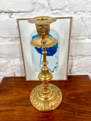 bougeoir laiton brocante en ligne deco vintage