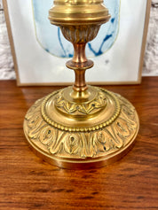 bougeoir laiton brocante en ligne deco vintage