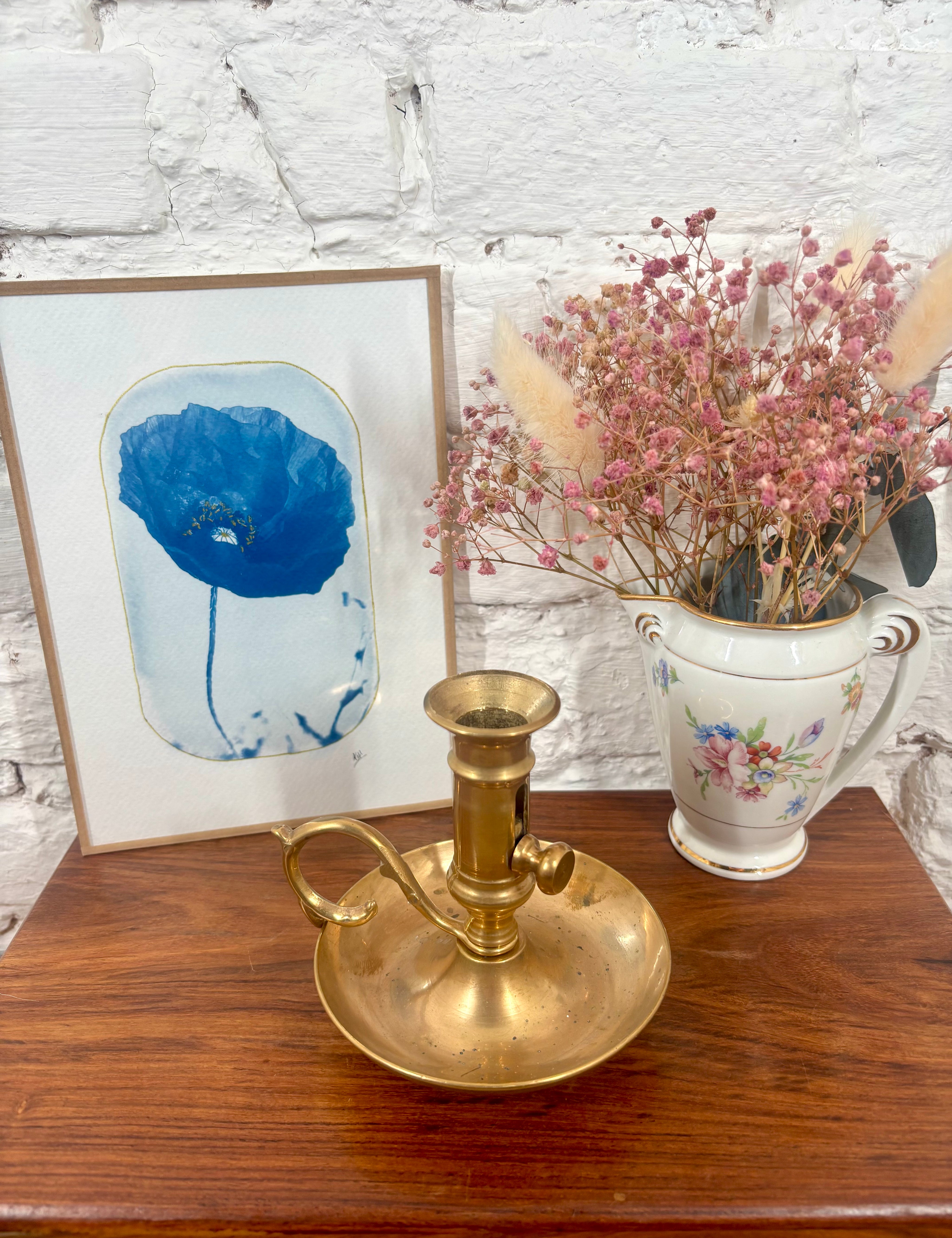 bougeoir laiton rat de cave vintage deco boutique en ligne