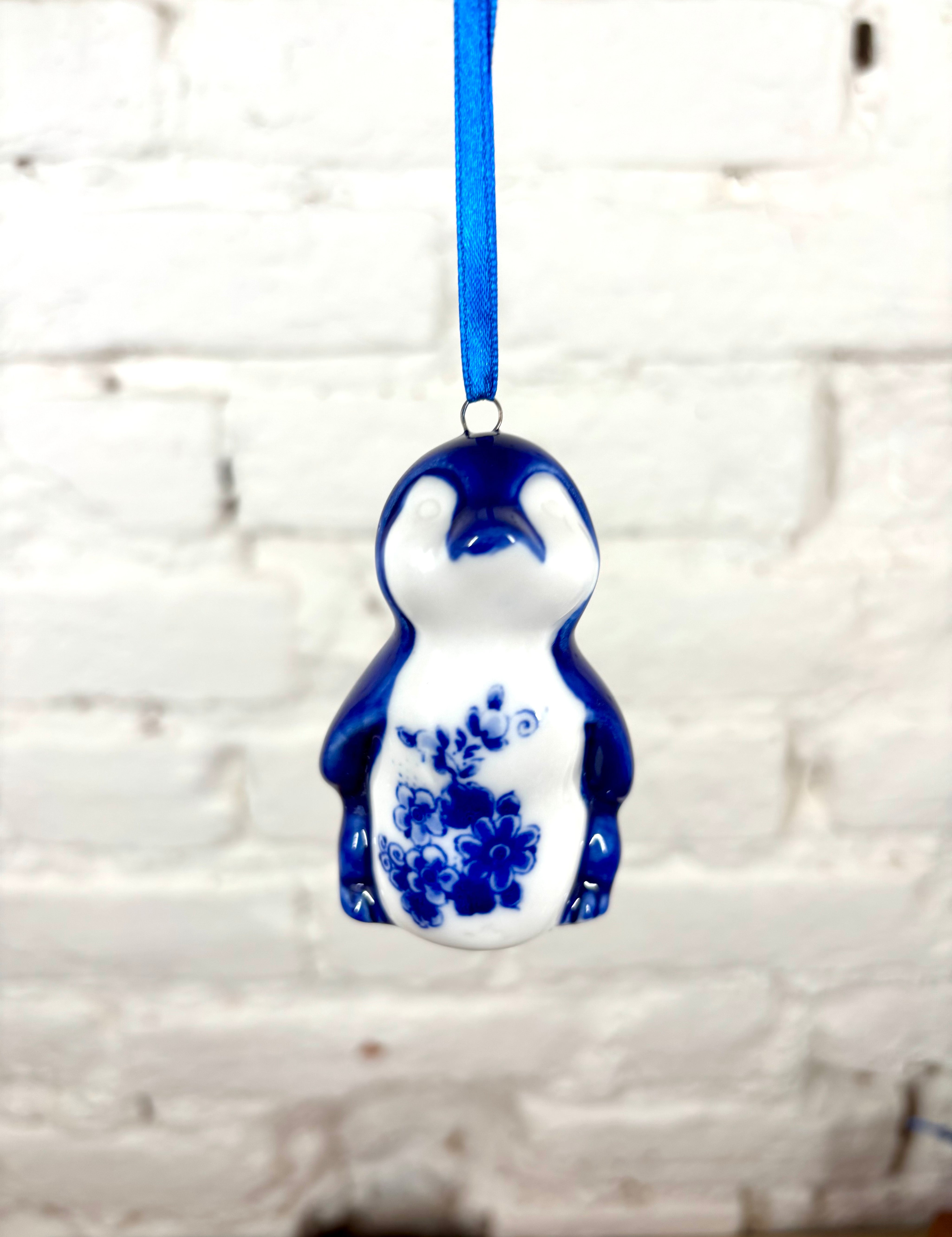 boule de noel decoration chine brocante en ligne vintage boule pingouin