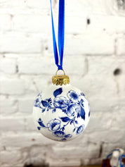 boule de noel delft faience idée cadeau rennes deco chine vintage