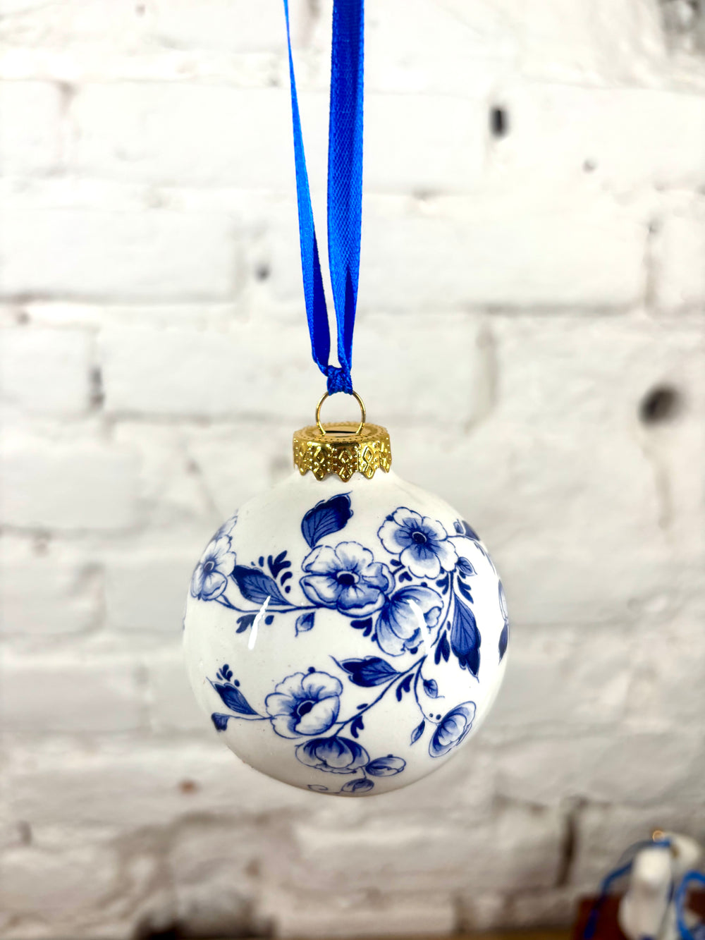 Boule de Noël Fleurs Grande N°2