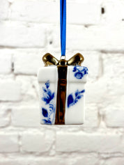 boule de noel delft faience idée cadeau rennes deco chine vintage objet decoratif chic