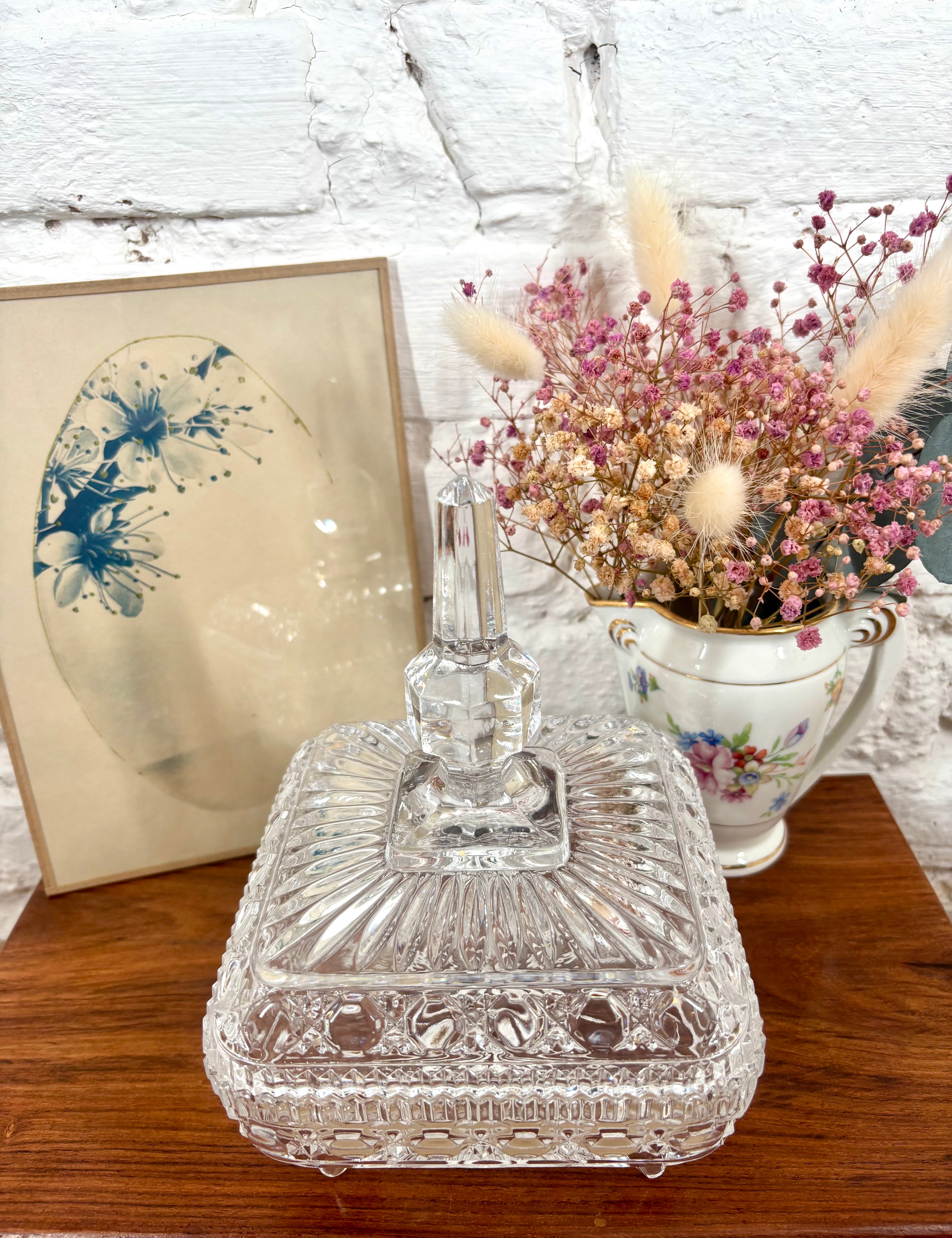boutique deco vintage en ligne bonbonniere cristal