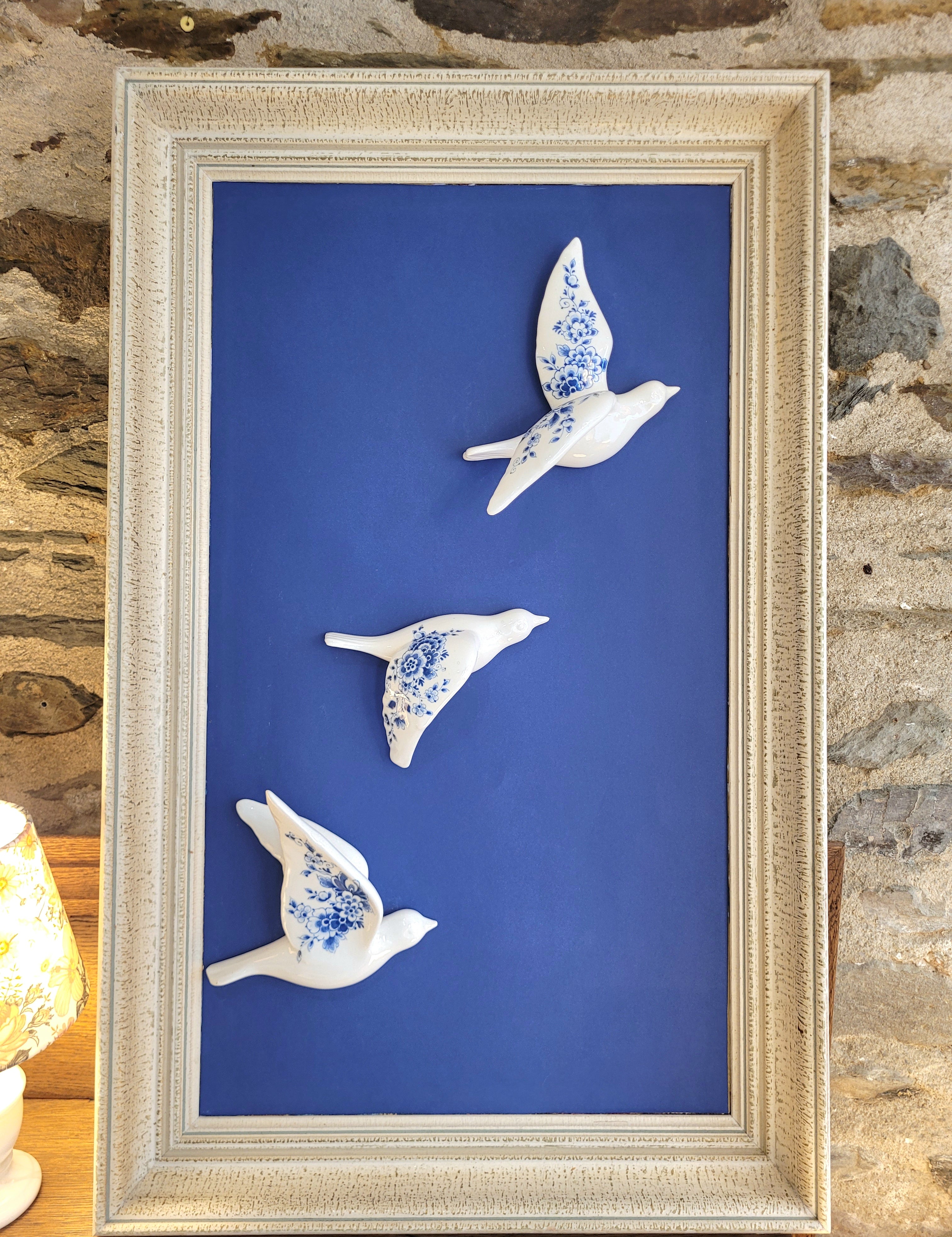boutique deco vintage hirondelle faience oiseau delft