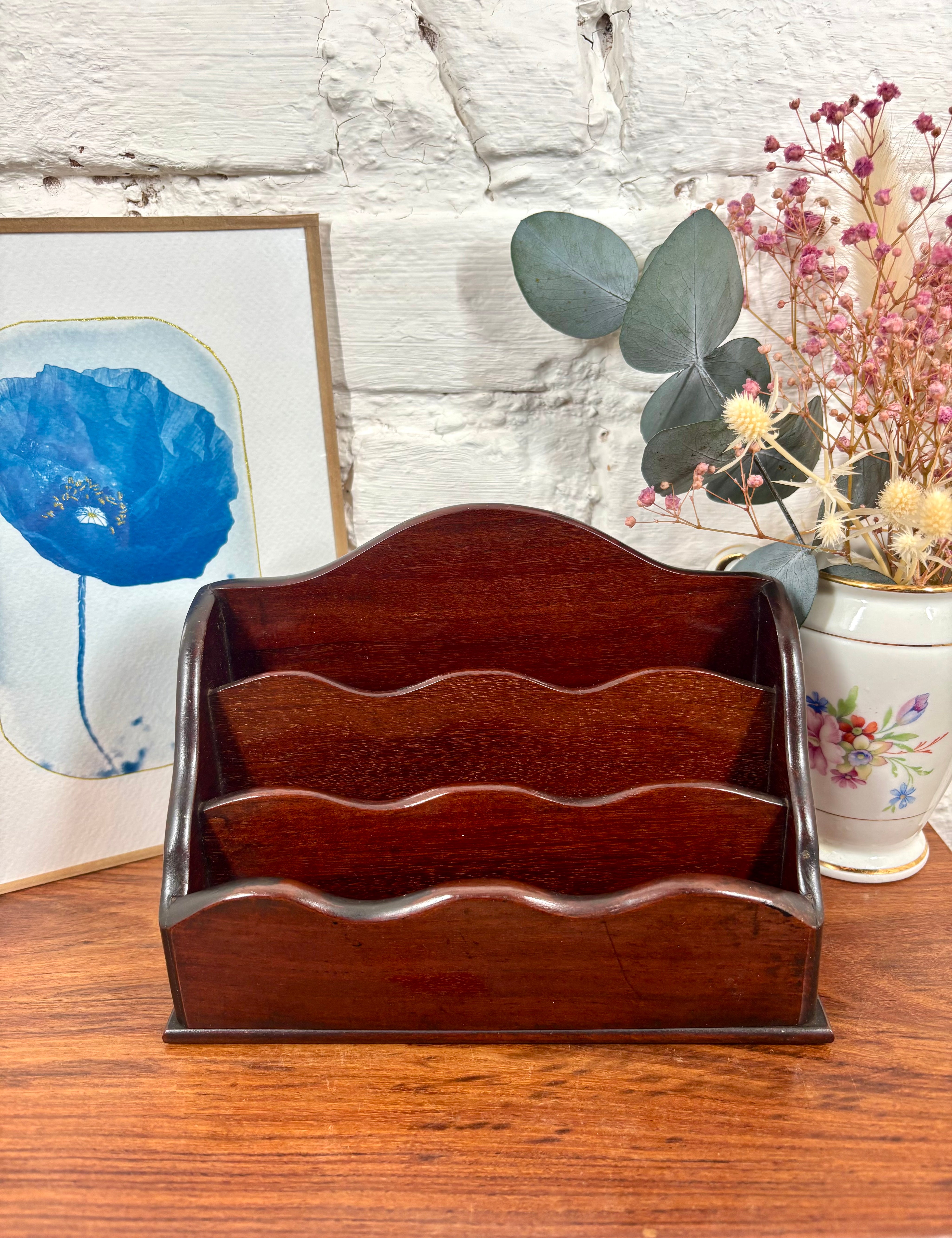 boutique en ligne deco vintage porte courrier bois