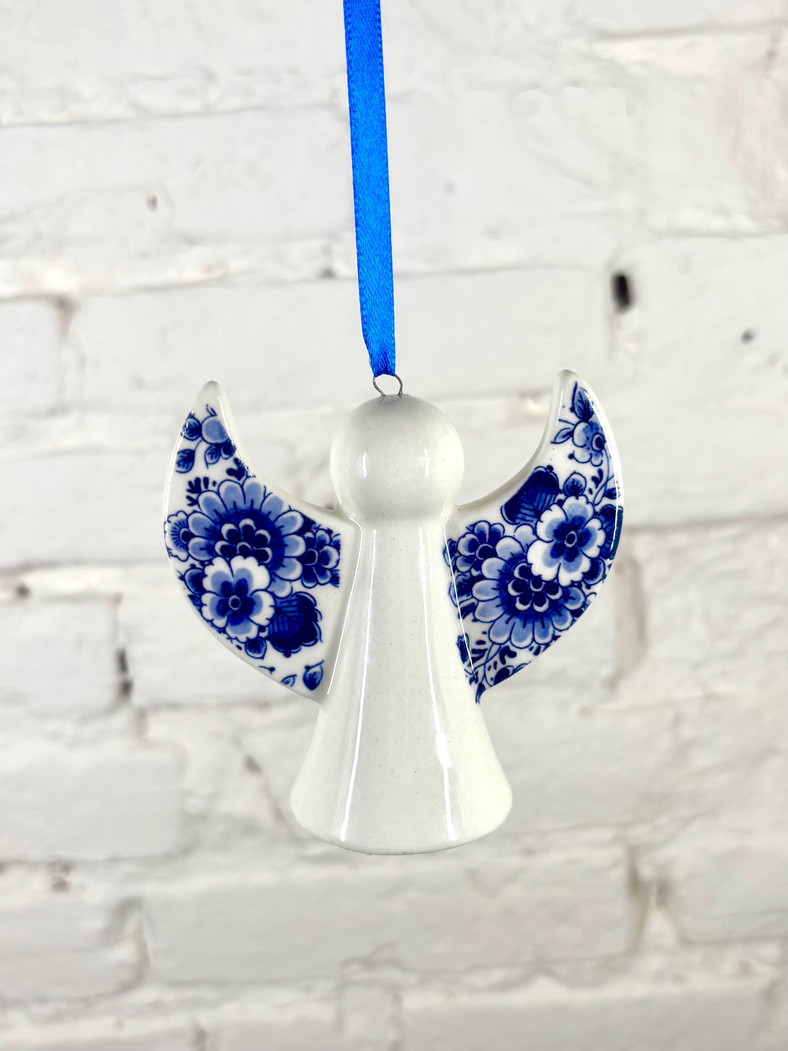 deco sapin delft faience vintage decoration boutique en ligne vide grenier seconde main vintage decoration patin a glace en ligne ange