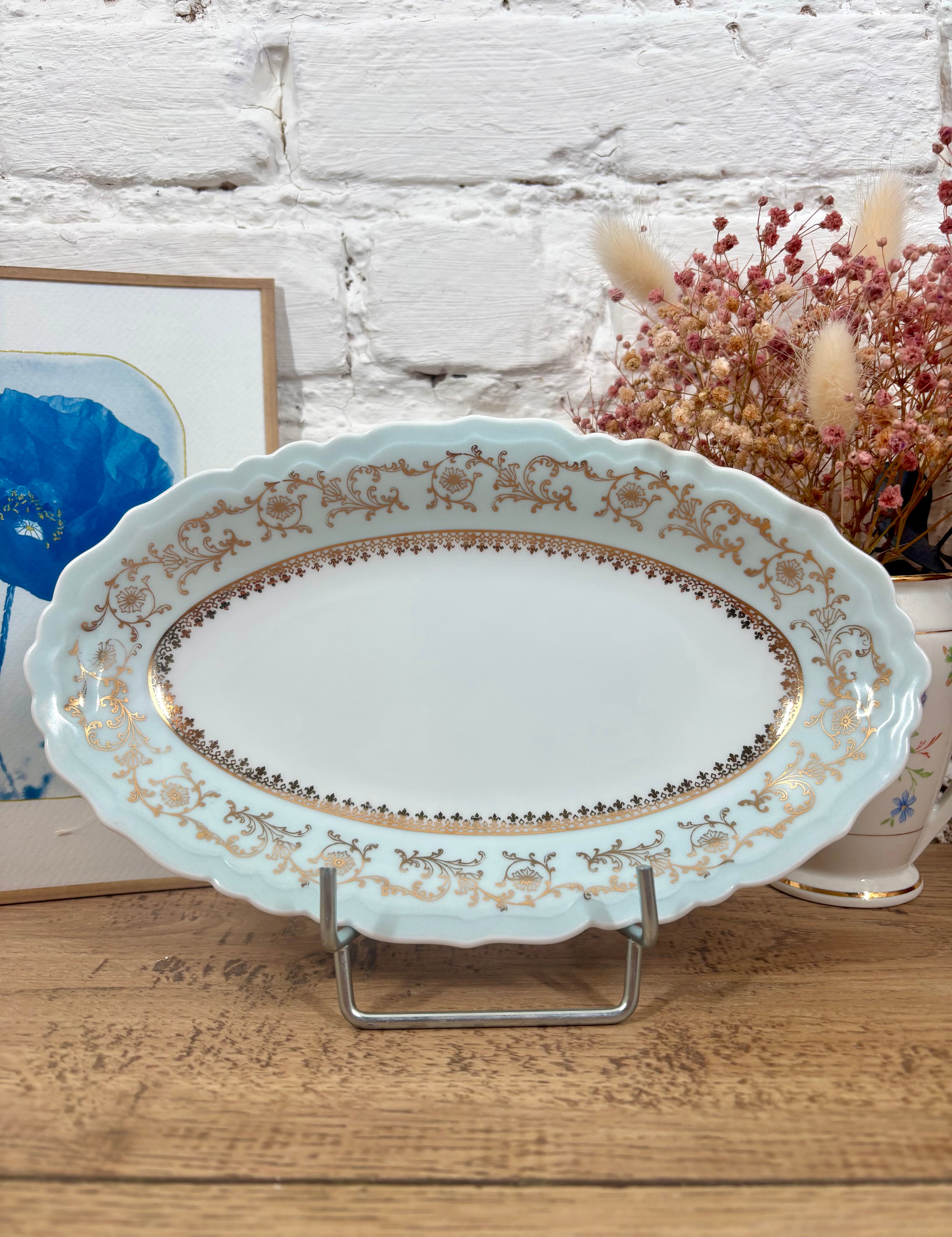 deco vintage plat chine Jammet Seignolles à Limoges