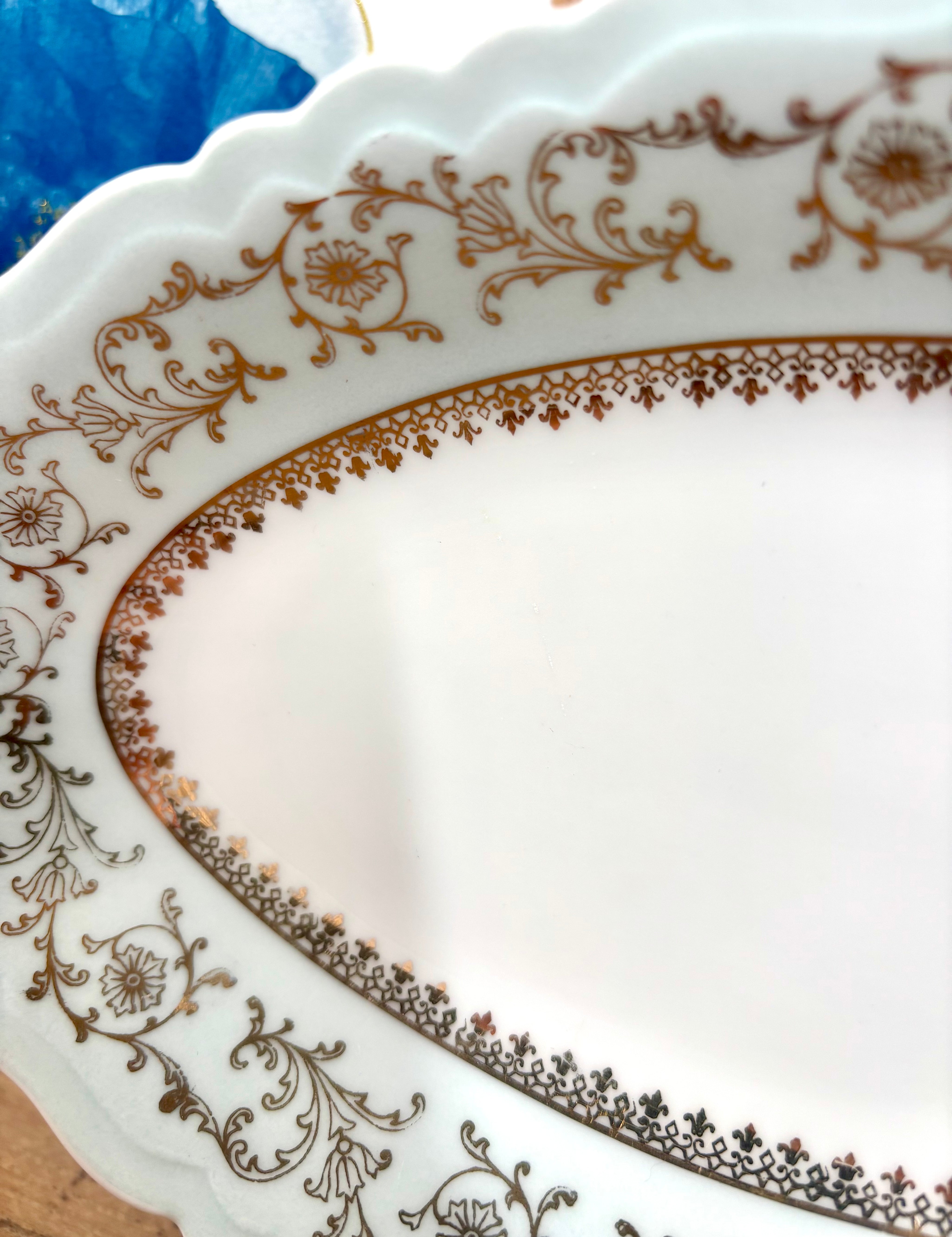 deco vintage plat chine Jammet Seignolles à Limoges