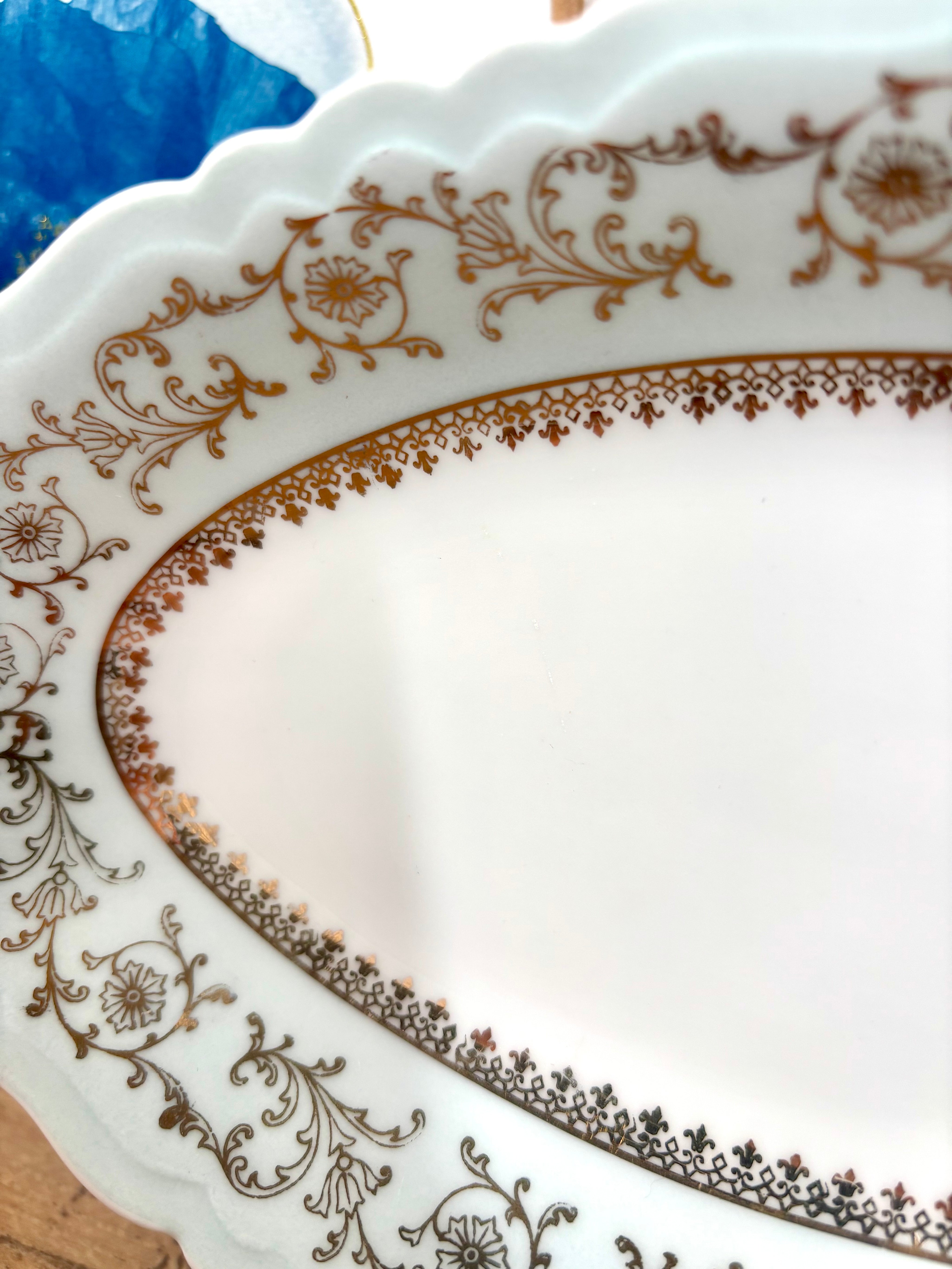 deco vintage plat chine Jammet Seignolles à Limoges