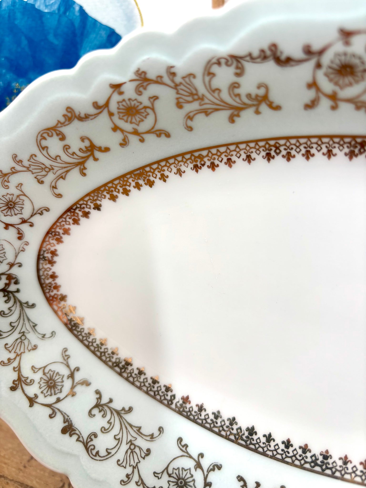 PLAT OVALE EN porcelaine blanche a h & cie EUR 16,00 - FR