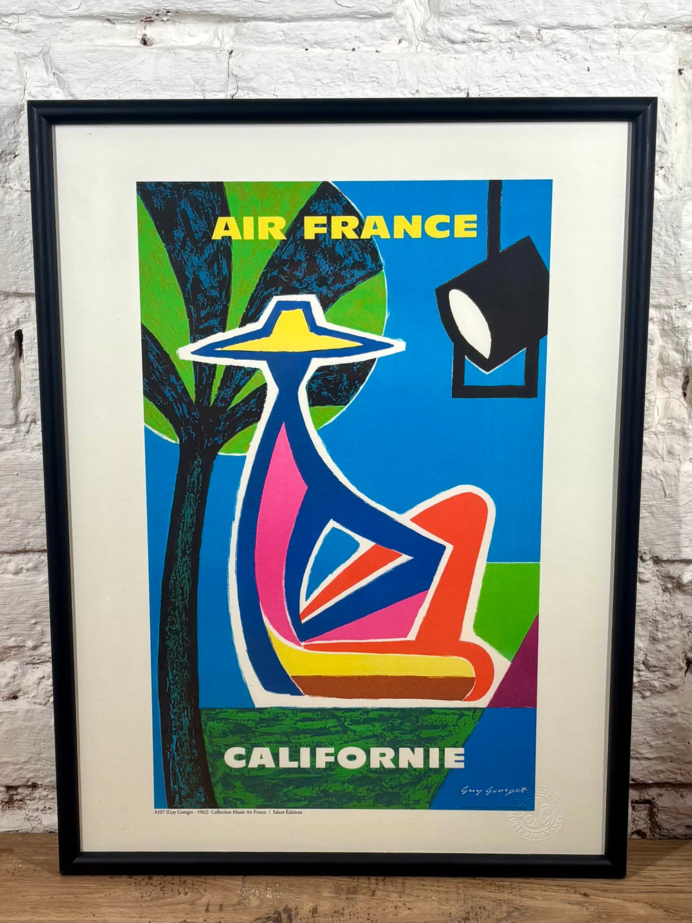 Affiche Air France Californie A107