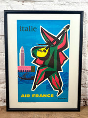 Affiche Air France Italie A110