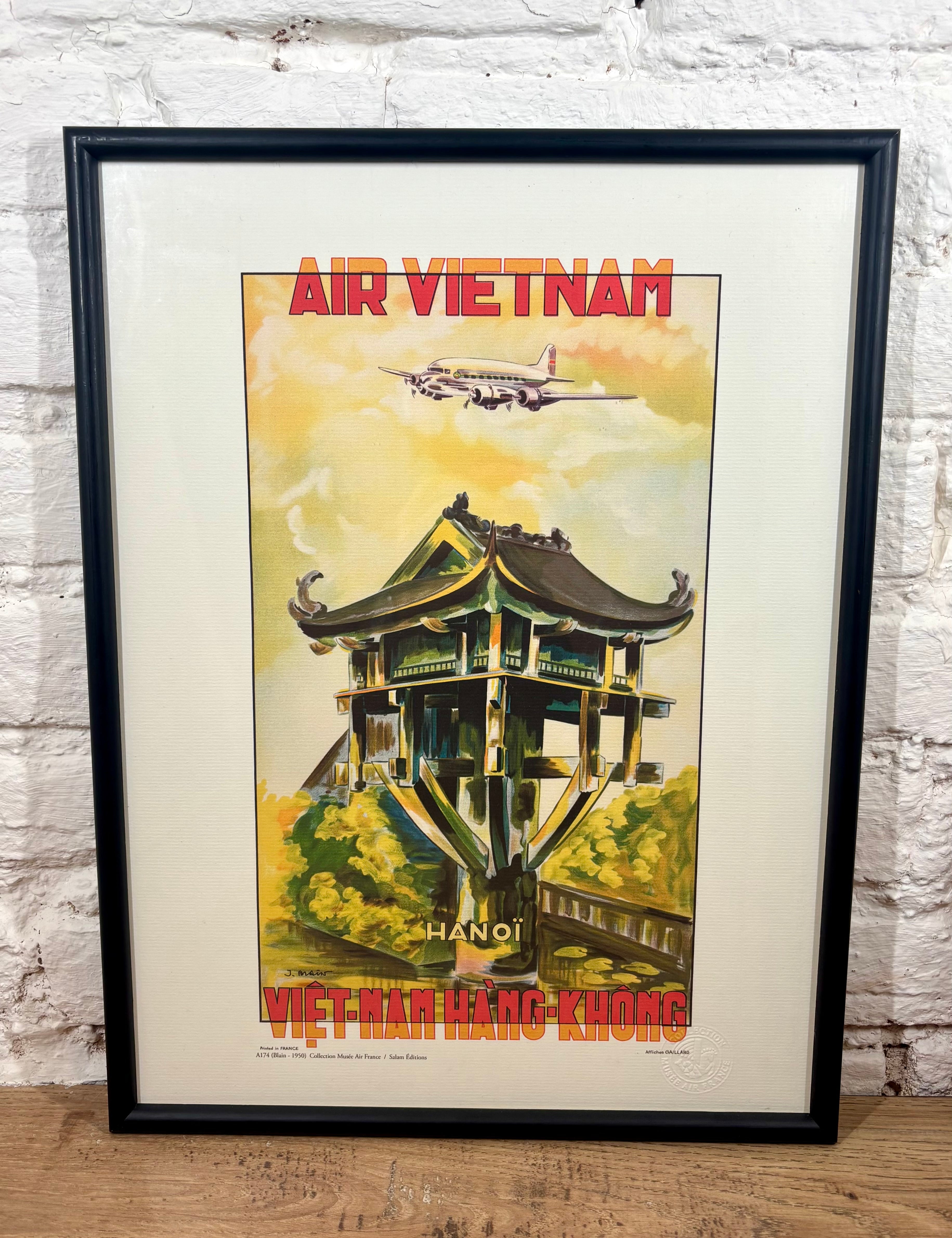 decoration vintage ancienne affiche air france brocante en ligne vide grenier objet chiné