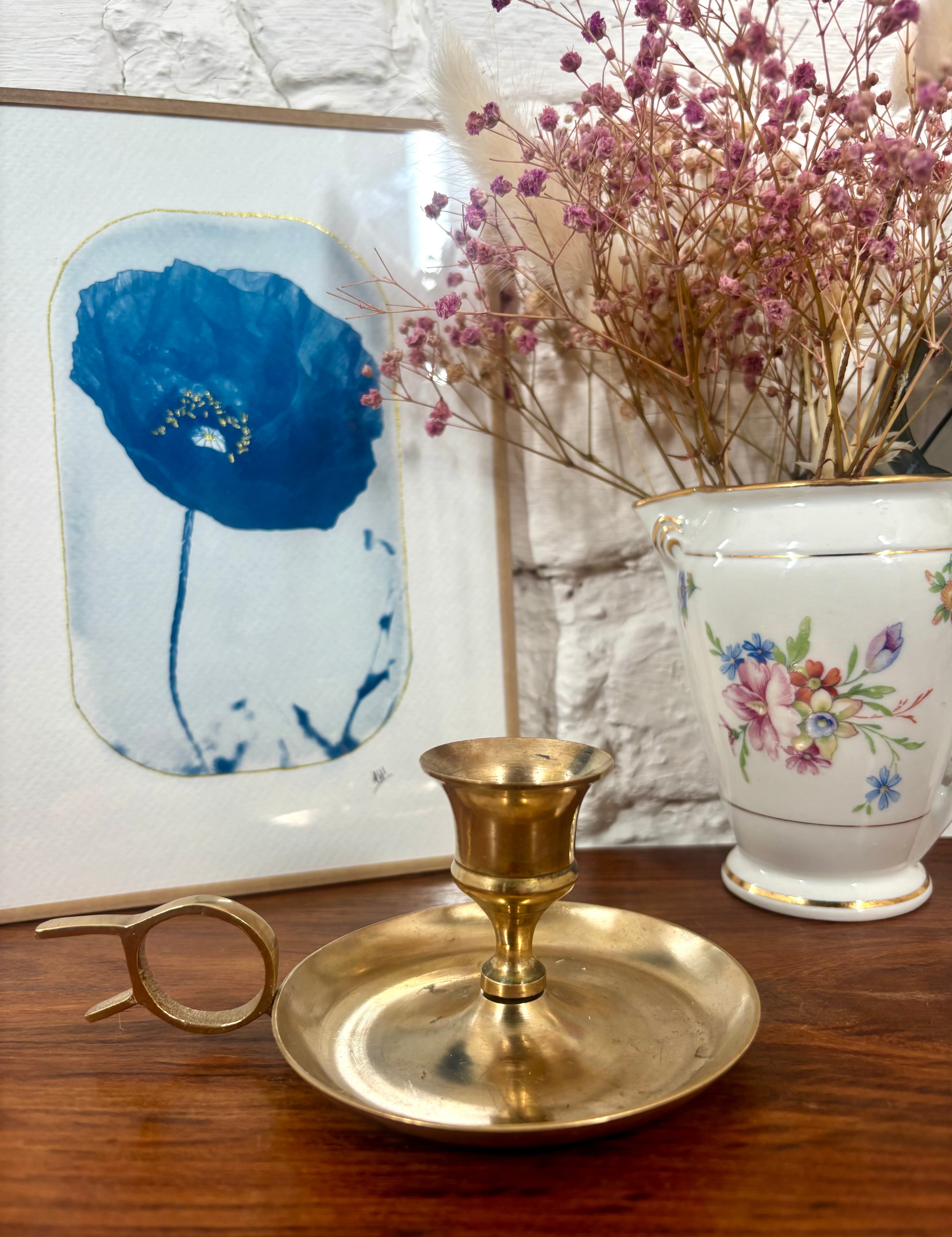 petit bougeoir laiton acheter brocante en ligne