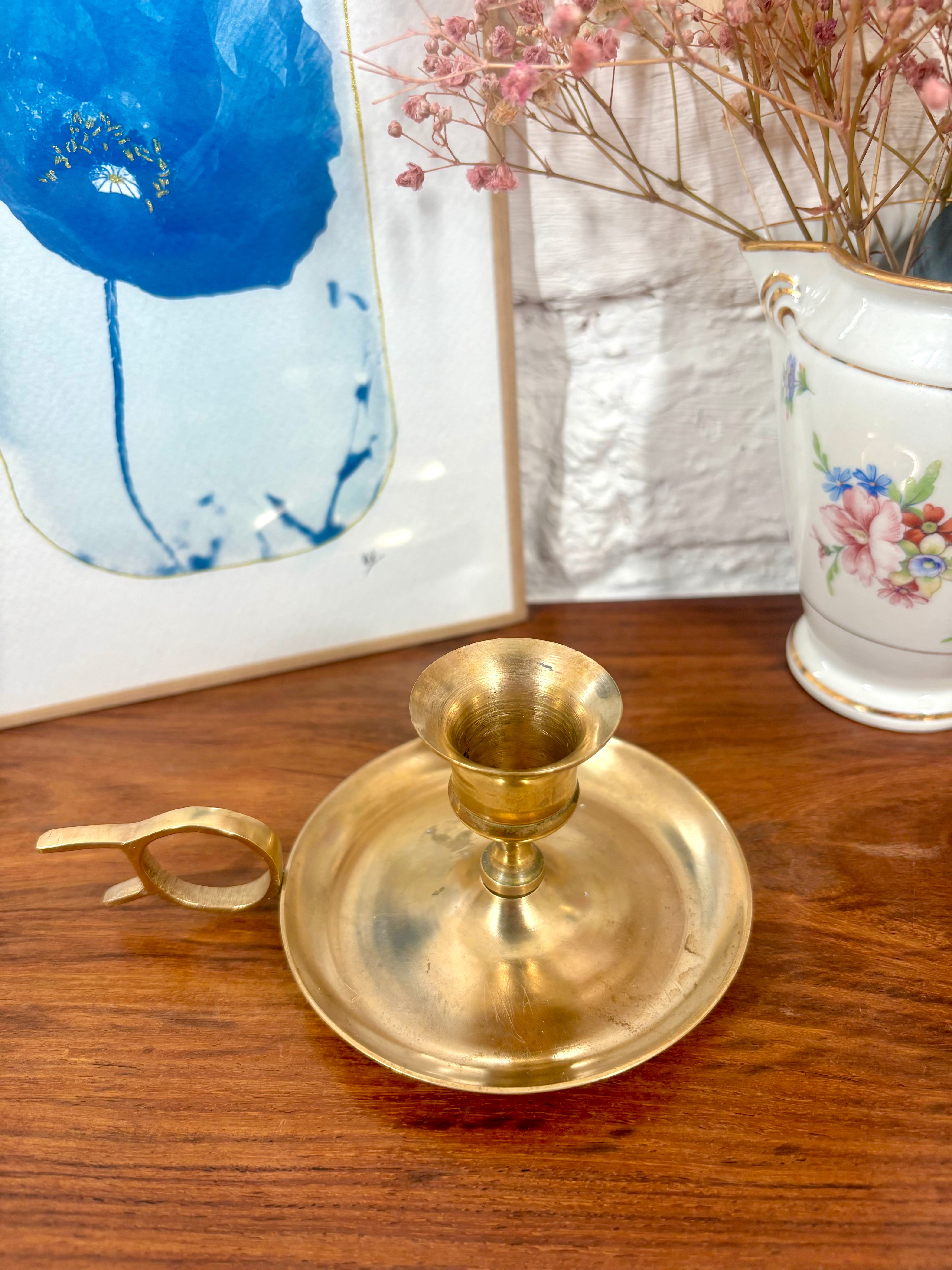 petit bougeoir laiton acheter brocante en ligne