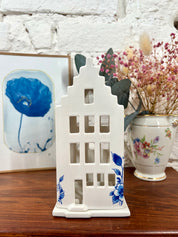 photophore noel delft faience pays bas decoration noel boutique en ligne