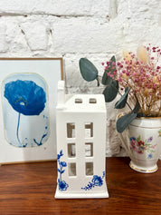 photophore noel delft faience pays bas decoration noel boutique en ligne brocante