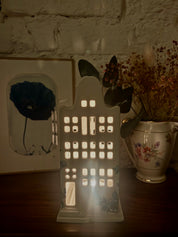  photophore noel delft faience pays bas decoration noel boutique en ligne brocante 