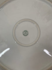 plat en porcelaine de Limoges blanche