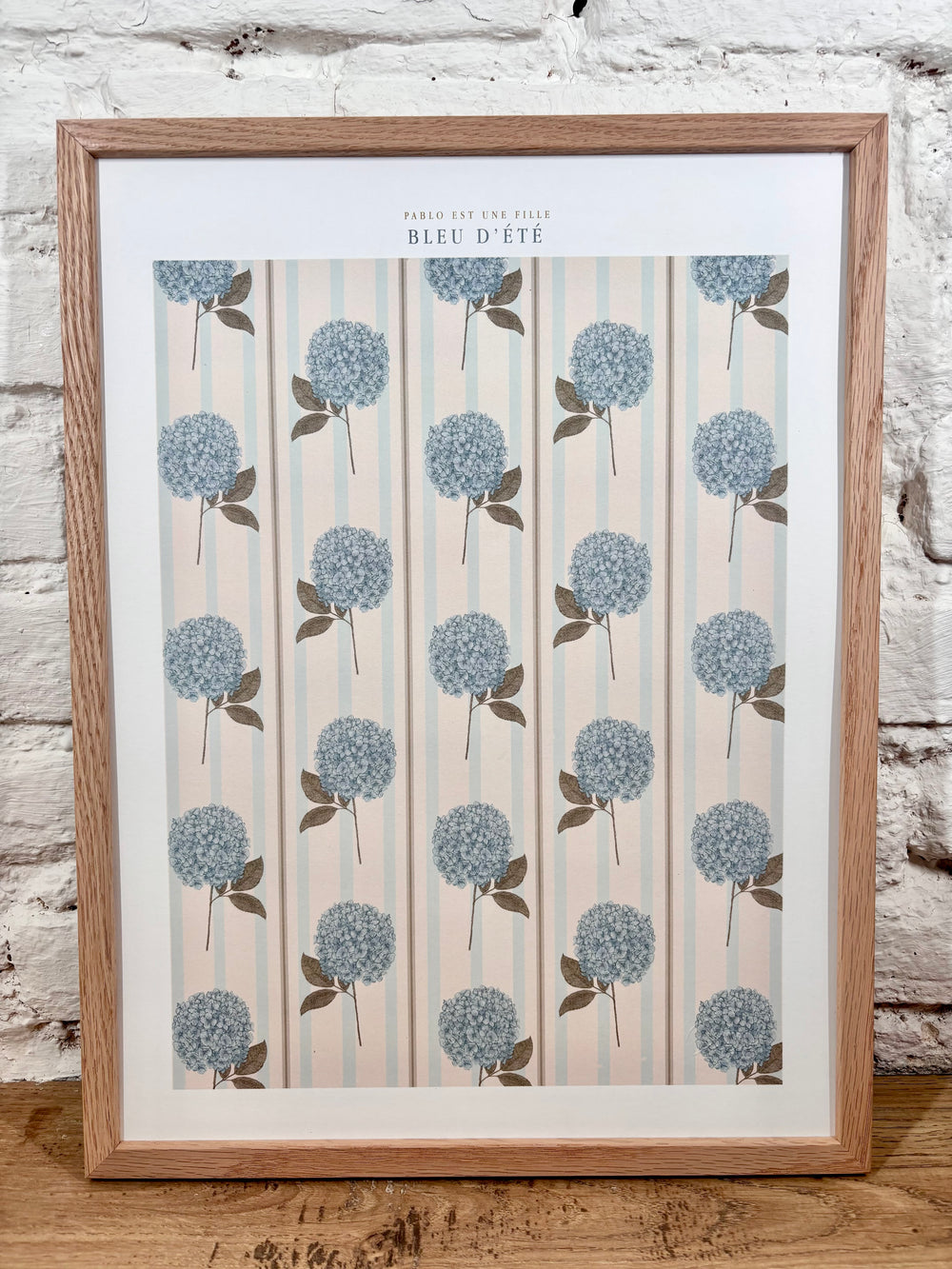 Affiche Pablo est une fille Bleu d'été (30x40 cm)