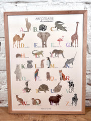 Affiche Pablo est une fille Abécédaire (30x40 cm)