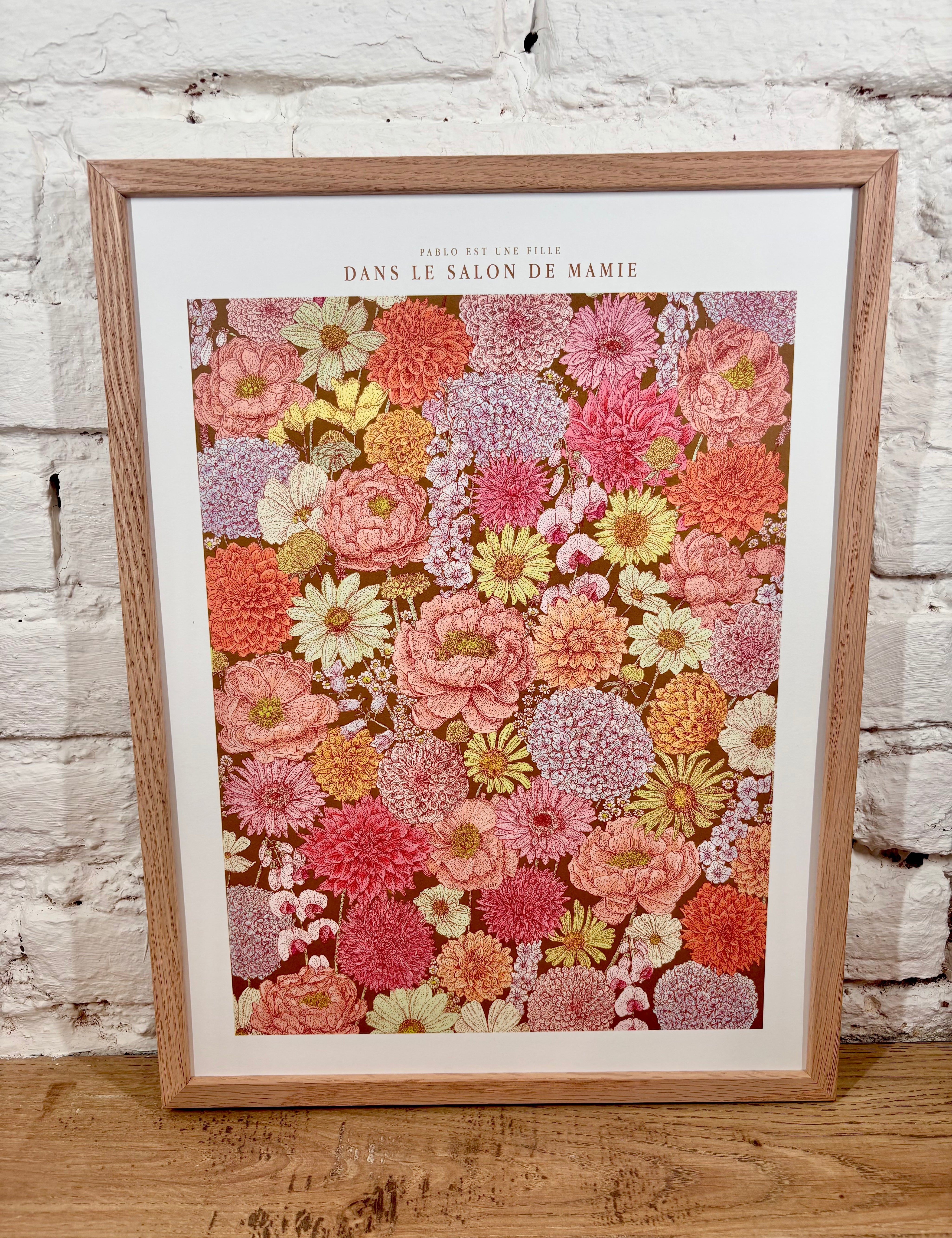 poster pablo est une fille deco chambre enfant boutique en ligne vintage