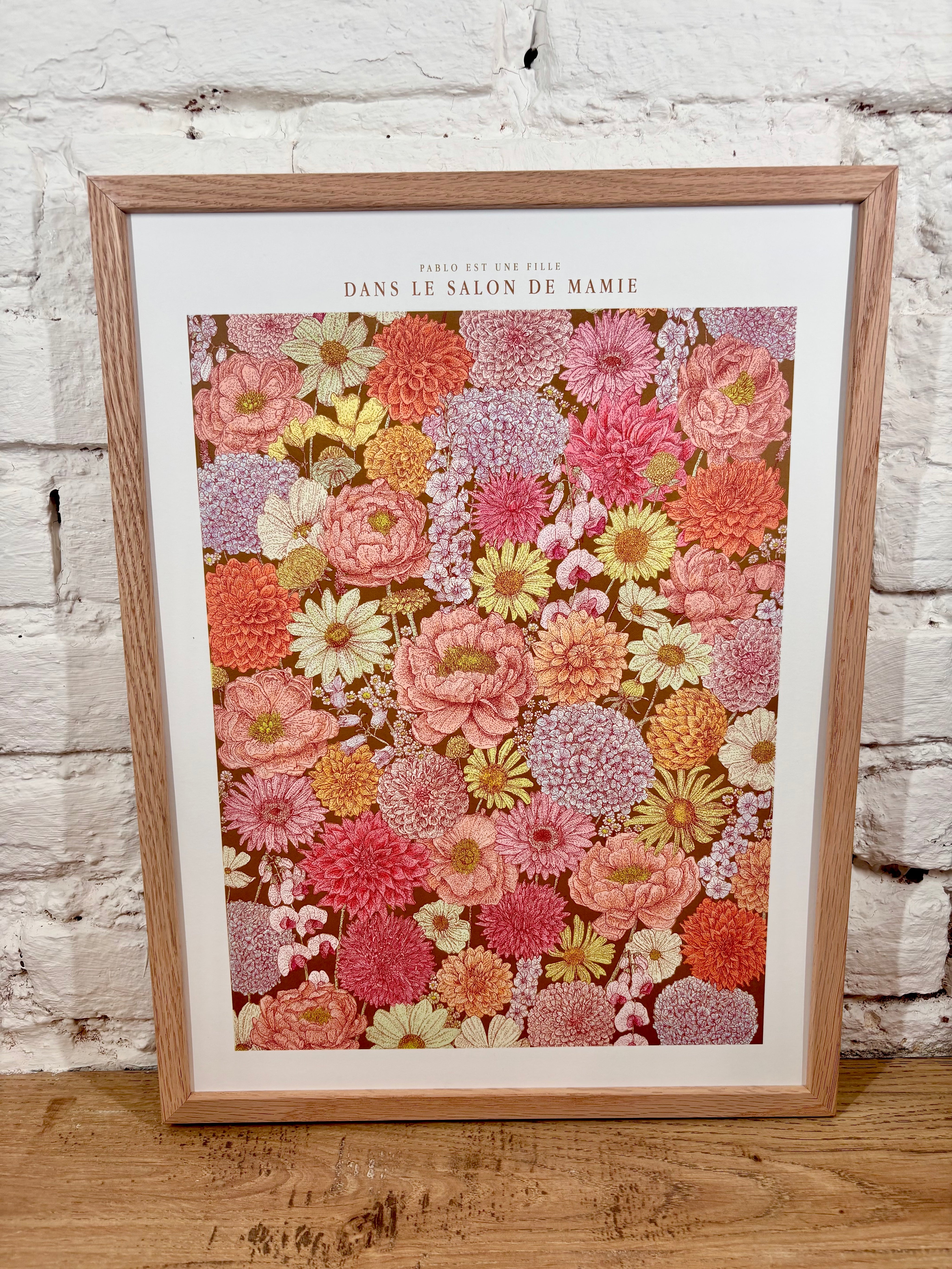 poster pablo est une fille deco chambre enfant boutique en ligne vintage
