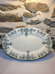 Plat oval 41 cm Terre de fer Salins