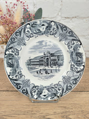 Lot 9 assiettes à dessert Monuments de Paris Choisy le Roi N°3