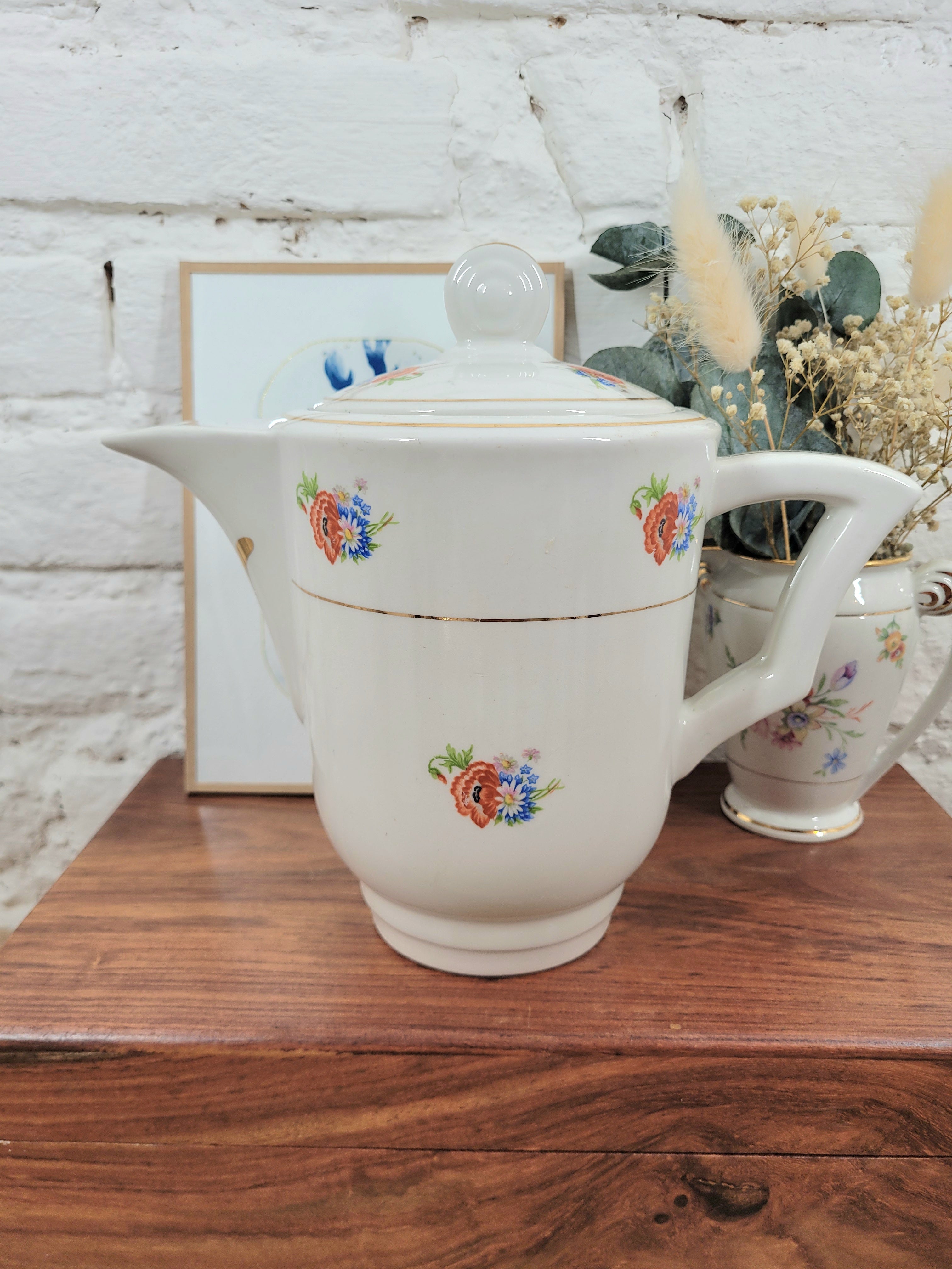 Cafetière en faïence