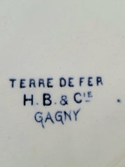 Grand plat en Terre de fer H.B & Cie N°8