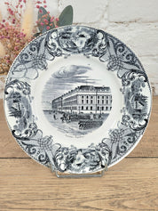 Lot 9 assiettes à dessert Monuments de Paris Choisy le Roi N°3