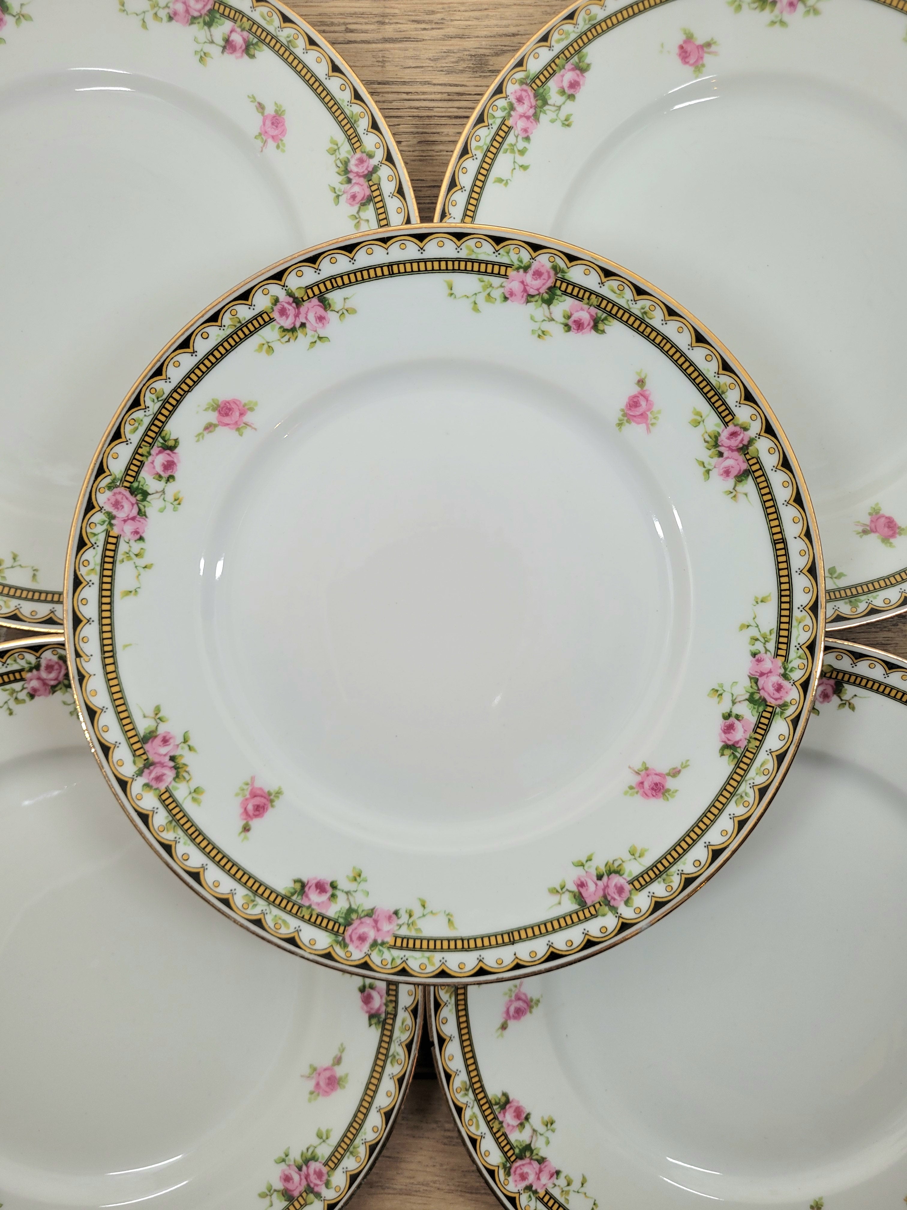 Assiette à dessert en porcelaine de Limoges N°1