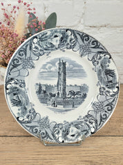 Lot 9 assiettes à dessert Monuments de Paris Choisy le Roi N°3