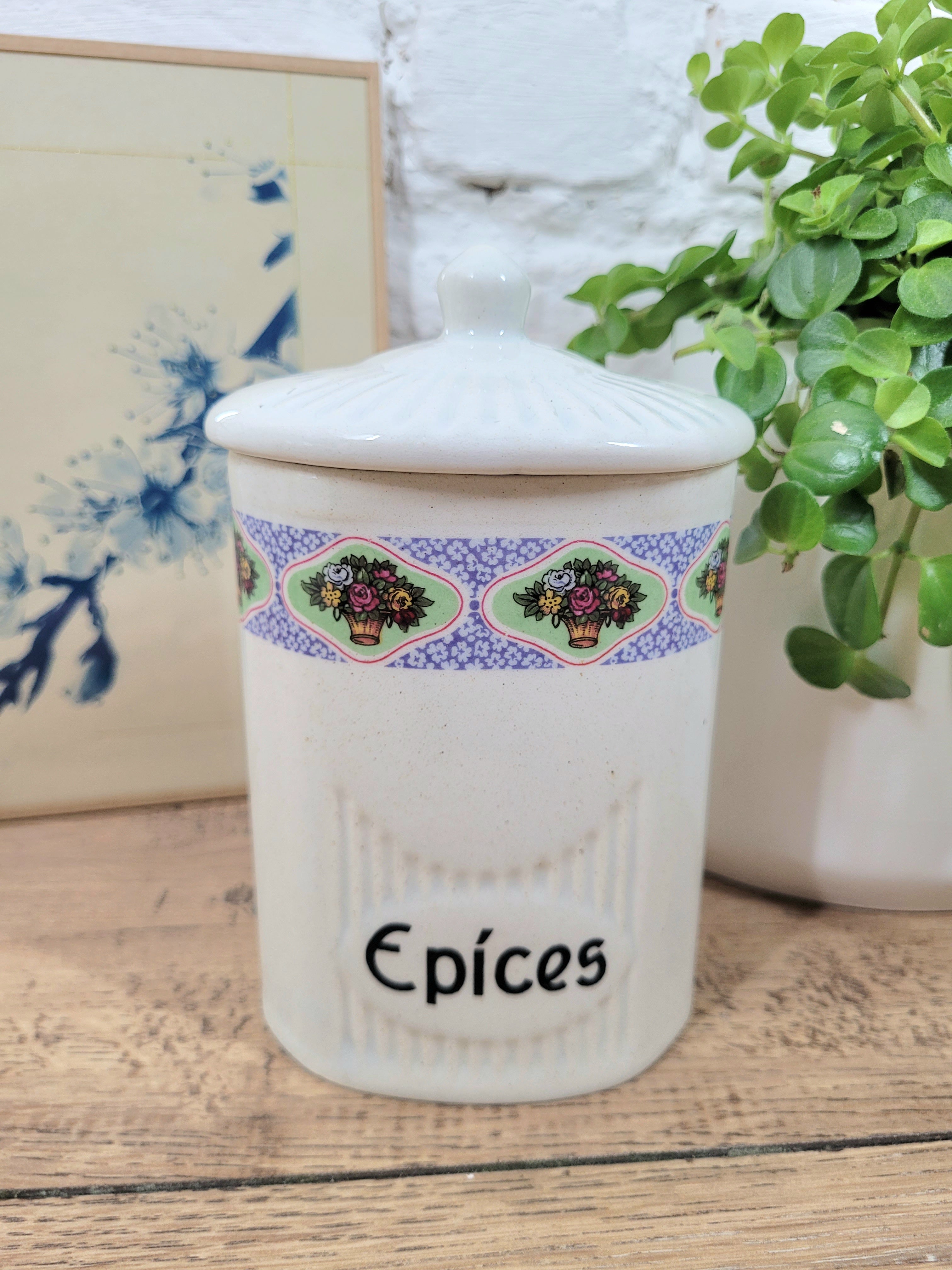 Pot à épices en faïence N°2