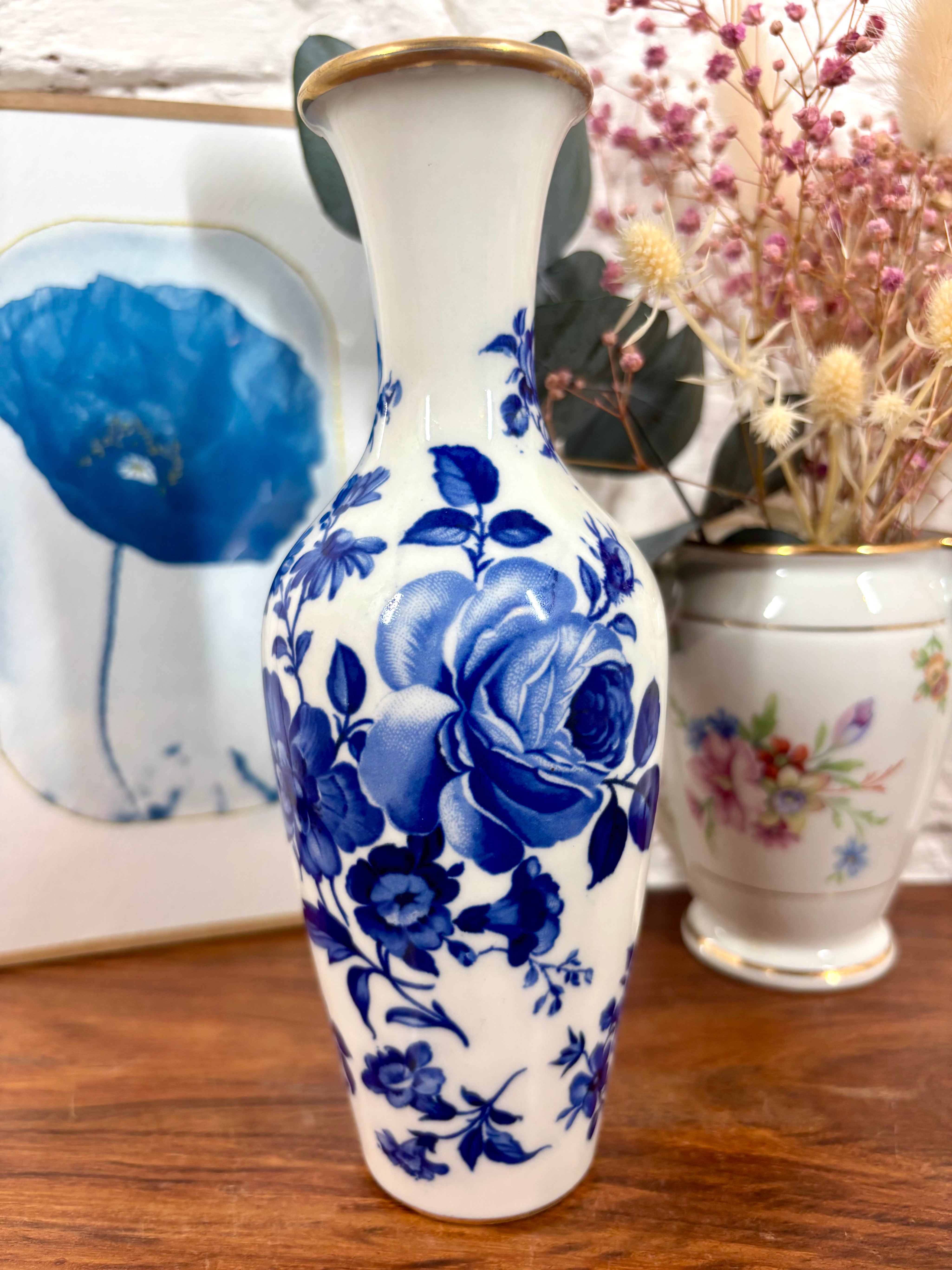 soliflore signé Delfts faience blanche pays bas brocante boutique en ligne chine