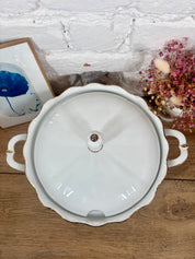 soupiere porcelaine blanche  signé Bavaria brocante ligne boutique ligne