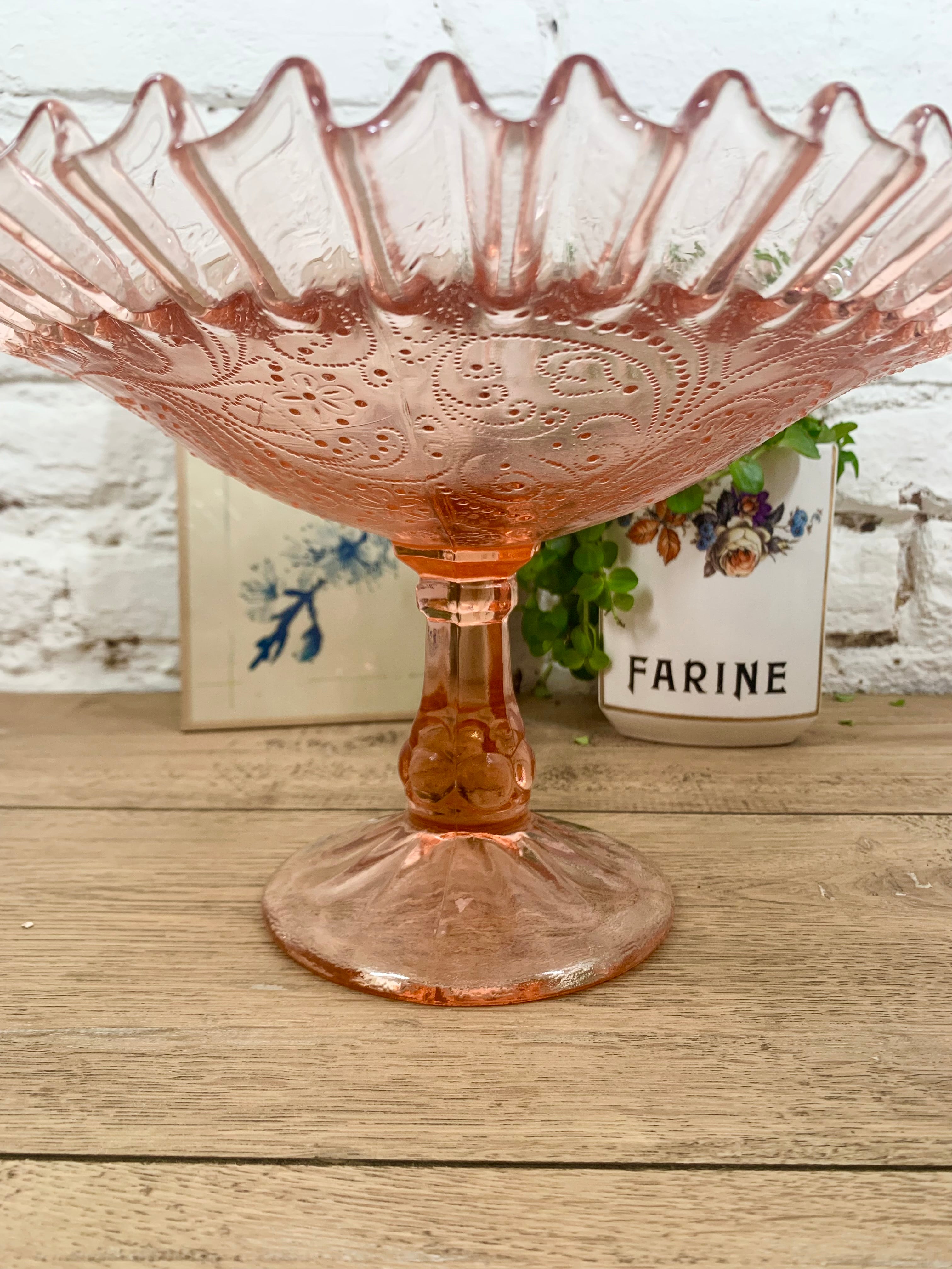 vaisselle ancienne vintage Compotier